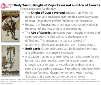 knight of cups reversed as a person